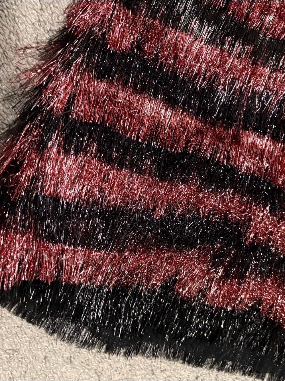 Burberry New Metallic Eyelash Fringe Dress Size 42 US S/M Runway Red Carpet - Picture 15 of 16